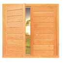 Janela de madeira maciça (modelos diversos, tamanho padrão)